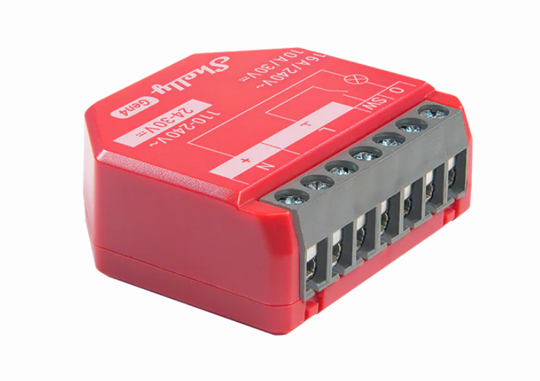 Shelly 1PM WiFi & Zigbee relais energiemeting 1-kanaals Gen4